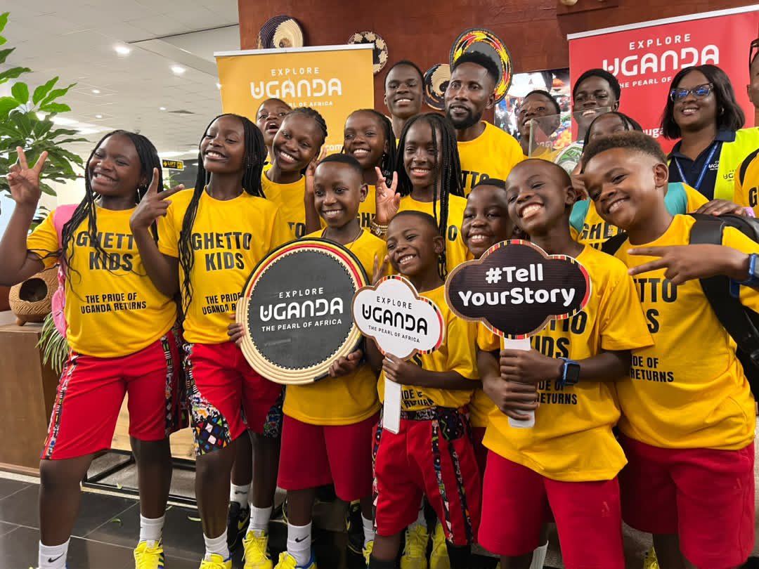 Ghetto Kids being welcomed home by Pepsi Uganda