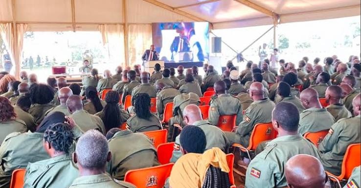 Returnees gathered for an orientation programme at a national institute
